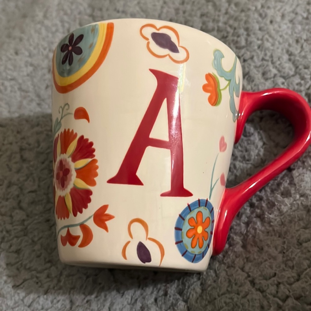“A” coffee mug